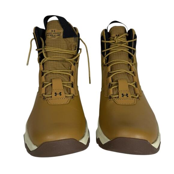 New UA Stellar Men\'s Tactical Boots Dessert Tan 6\